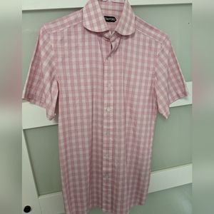 Tom Ford Men's Medium Short Sleeve Button Down Shirt